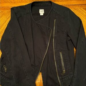 Navy Denim Jacket - M